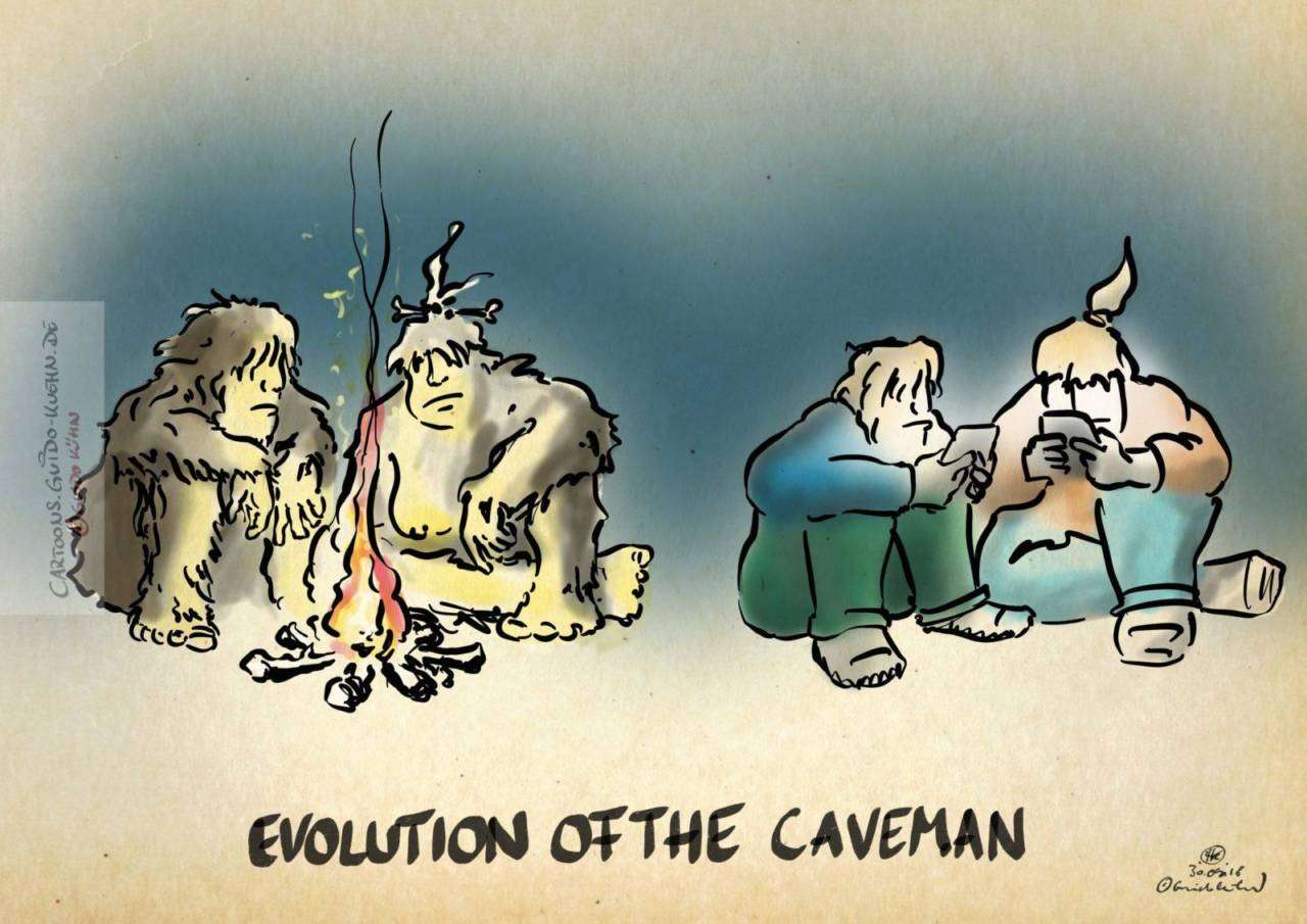 Evolution of the caveman